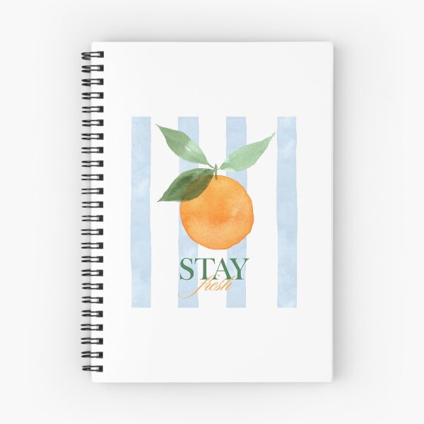 Item preview, Orange and Blue Illustrated Fruit T-Shirt designed and sold by SVSocialH.