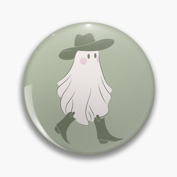 Item preview, Cowboy Ghost - Sage Green Western Halloween  designed and sold by KittyStrand.