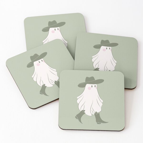 Item preview, Cowboy Ghost - Sage Green Western Halloween  designed and sold by KittyStrand.