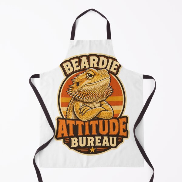 Item preview, Beardie Attitude Bureau Funny Lizard Badge designed and sold by fantasyy.