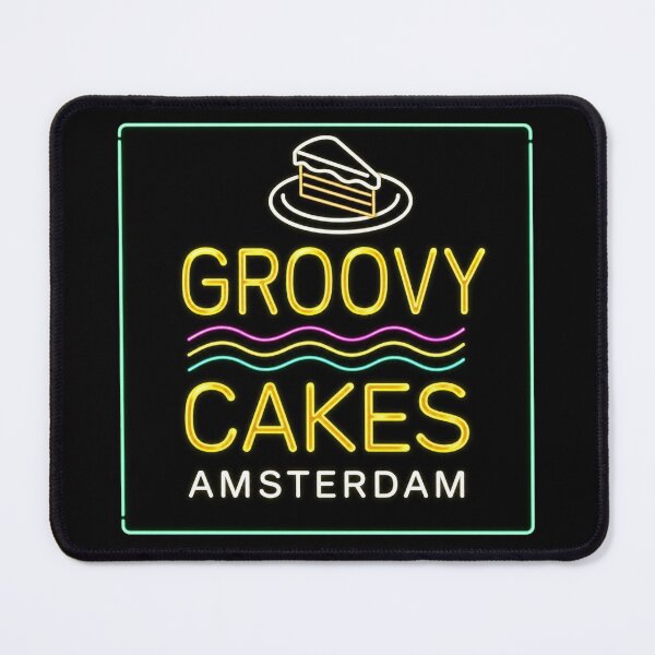 Item preview, Groovy Cakes Amsterdam Logo – Retro Design designed and sold by killem667.