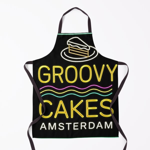 Item preview, Groovy Cakes Amsterdam Logo – Retro Design designed and sold by killem667.