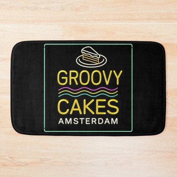 Item preview, Groovy Cakes Amsterdam Logo – Retro Design designed and sold by killem667.
