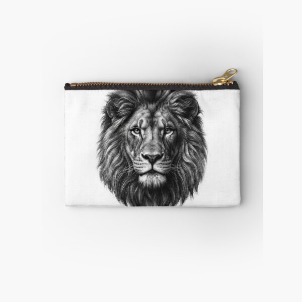 Item preview, Majestic Lion – Realistic Pencil Sketch designed and sold by BoldConcept43.