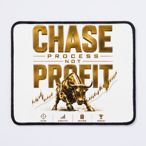 Item preview, Chase Process Not Profit Trading Motivation Design designed and sold by PipForgeStudio .