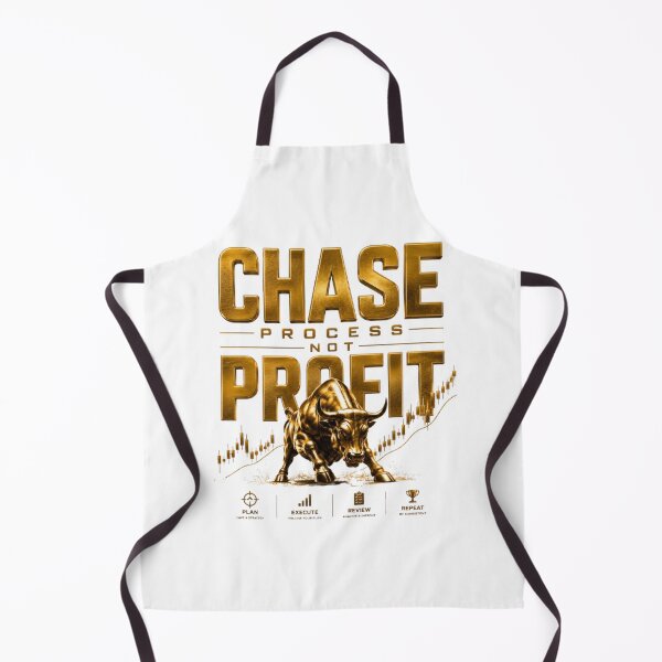 Item preview, Chase Process Not Profit Trading Motivation Design designed and sold by PipForgeStudio .