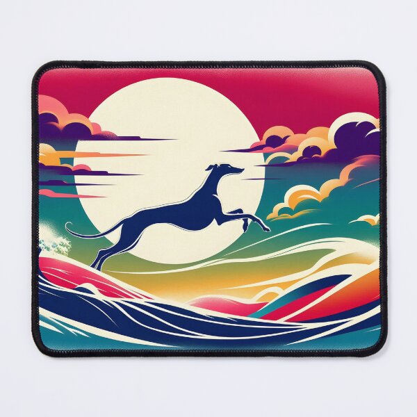 Item preview, GALOGO - Ukiyo-e Suibokuga Greyhounds - Vol. II - Ukiyo Motion Collection - Skybound designed and sold by GALOGO – Art for Sighthounds & Animal Welfare.