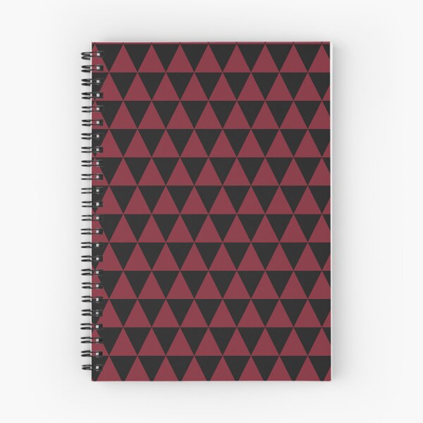 Item preview, Black And Red Triangle Grid Pattern designed and sold by pattern-archive.