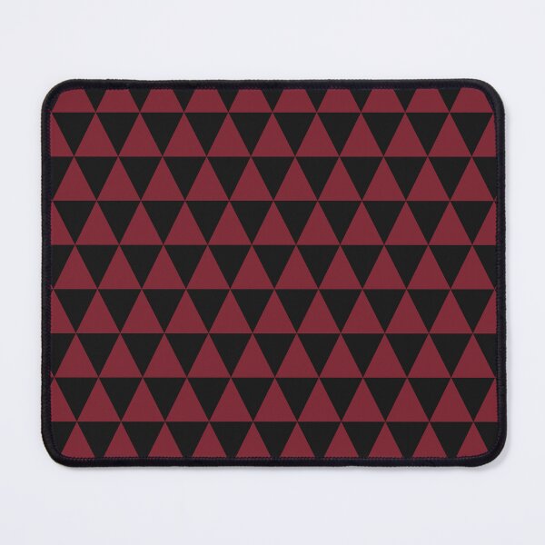 Item preview, Black And Red Triangle Grid Pattern designed and sold by pattern-archive.