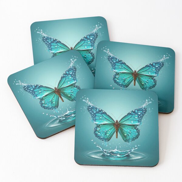 Item preview, Water Butterfly – Liquid Nature Butterfly Fantasy Art Design designed and sold by WordPlayStudio.