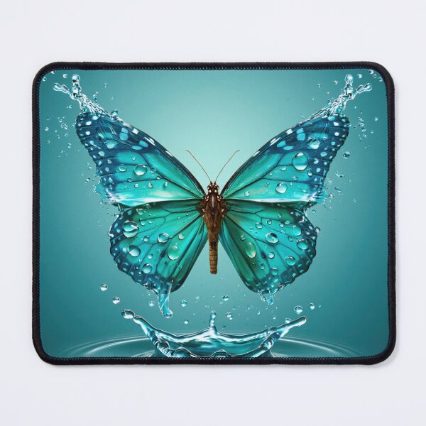 Item preview, Water Butterfly – Liquid Nature Butterfly Fantasy Art Design designed and sold by WordPlayStudio.
