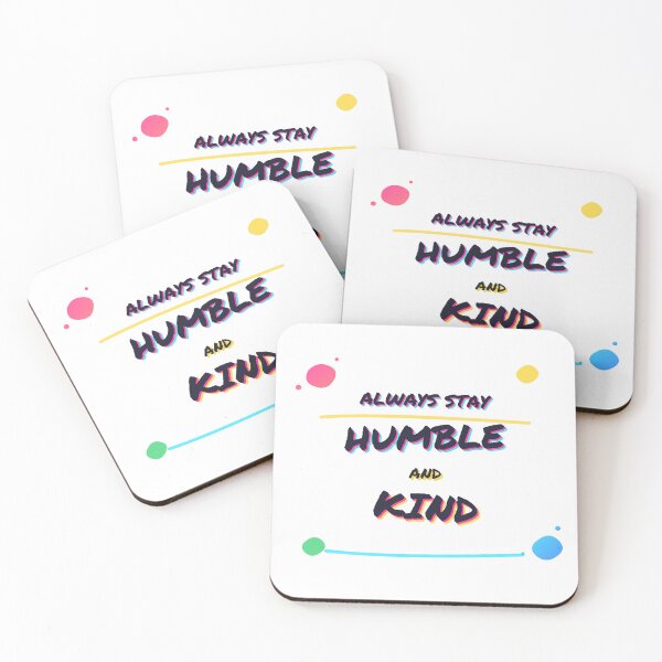Item preview, Always Stay Humble and Kind | Neon Retro Typography | Positive Streetwear Quote designed and sold by SLAYTHESPACE.