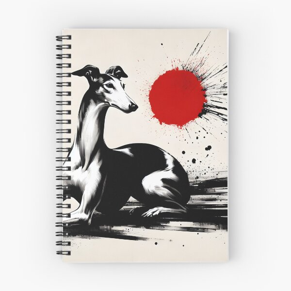 Item preview, GALOGO - Ukiyo-e Suibokuga Greyhounds - Vol. II - Ukiyo Motion Collection - Silent Ember designed and sold by GALOGO – Art for Sighthounds & Animal Welfare.