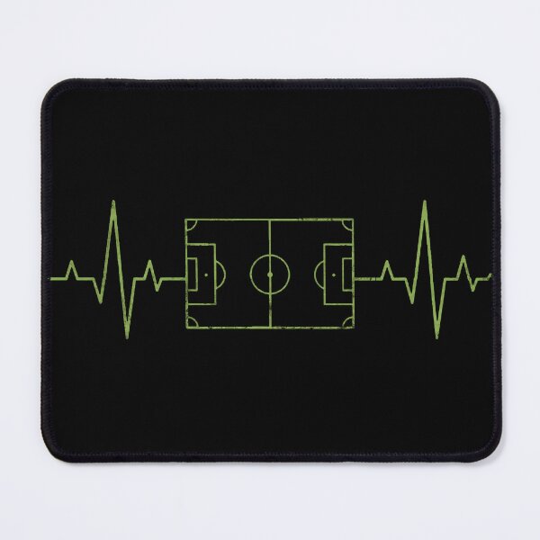 Item preview, Soccer Heartbeat | Football Pitch Heart Monitor Design designed and sold by pixiedustpaint.