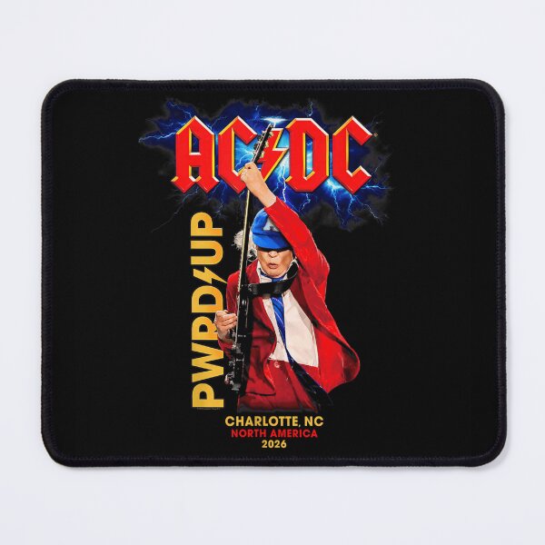 Item preview, Vintage ACDC Power Up Charlotte Tour Rock Guitarist Lightning Design designed and sold by playrify.