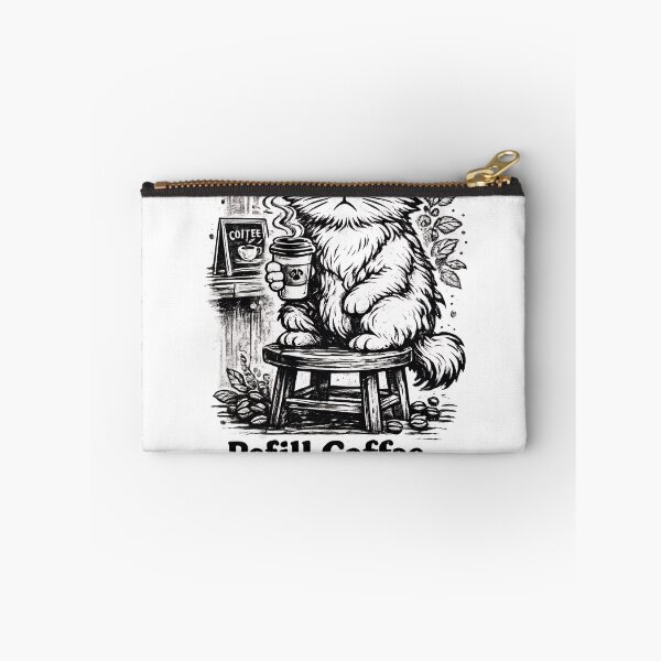 Item preview, Refill Coffee Retry Humanity Funny Cat T-Shirt | Moody Coffee Lover Vintage Quote Design designed and sold by Rx Graphic Studio.