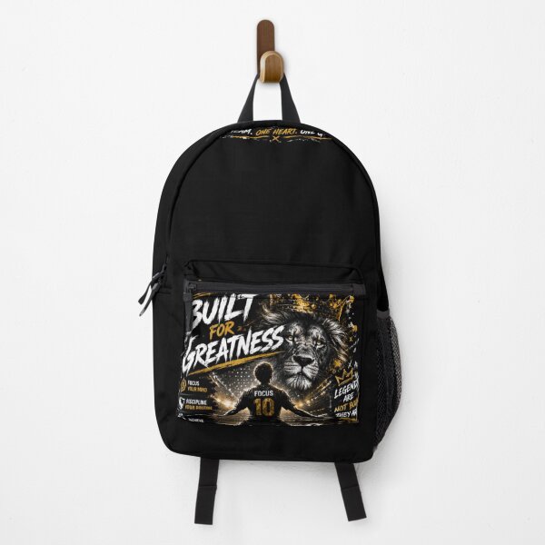 Item preview, Built for Greatness – Motivational Soccer Lion Design designed and sold by LegendCourt.