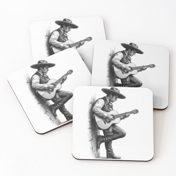 Item preview, El Mariachi – Classical Pencil Sketch designed and sold by BoldConcept43.