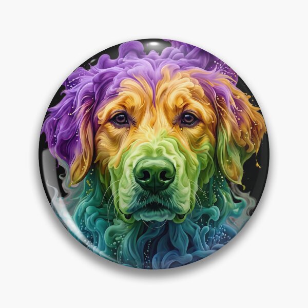 Item preview, Colour Burst Pup designed and sold by The Quiet Canvas By Jacky.