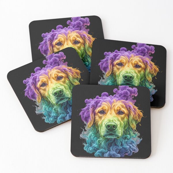 Item preview, Colour Burst Pup designed and sold by The Quiet Canvas By Jacky.