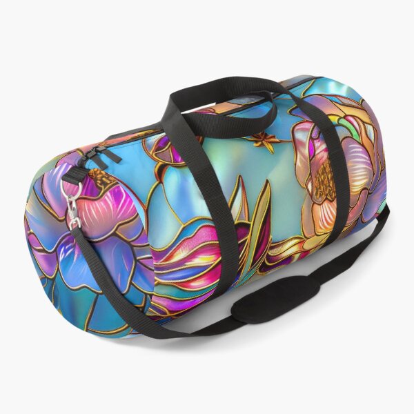 Item preview, Stained Glass Horse with Peony Flowers designed and sold by MargaretWiktor.