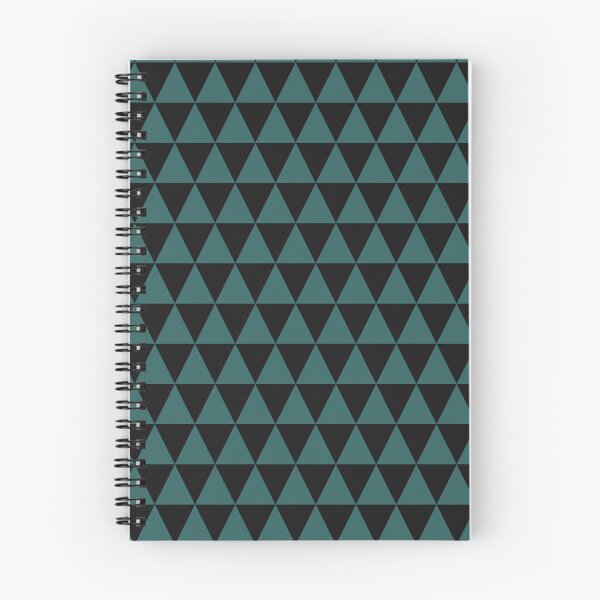 Item preview, Black And Teal Triangle Grid Pattern designed and sold by pattern-archive.