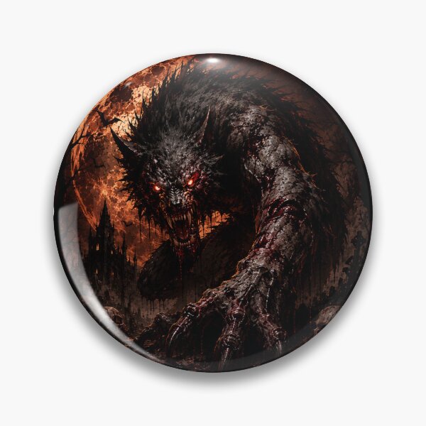 Item preview,  Scary full moon Werewolf Halloween designed and sold by SMARTKIT  DESIGNAGENCY.