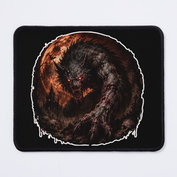 Item preview, Scary full moon Werewolf Halloween designed and sold by SMARTKIT DESIGNAGENCY.