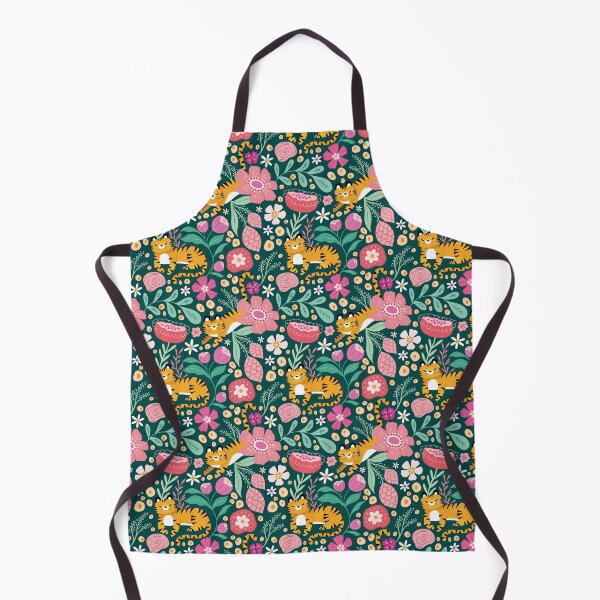 Aperçu de l'œuvre Floral tiger créée et vendue par LixyDesign.