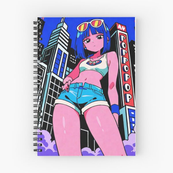 Item preview, Art - Manga Illustration, City Pop Influence of the 1980s designed and sold by AnimeShin.