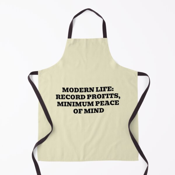 Item preview, Modern Life Record Profits Minimum Peace of Mind designed and sold by WakeNBake-Tees.