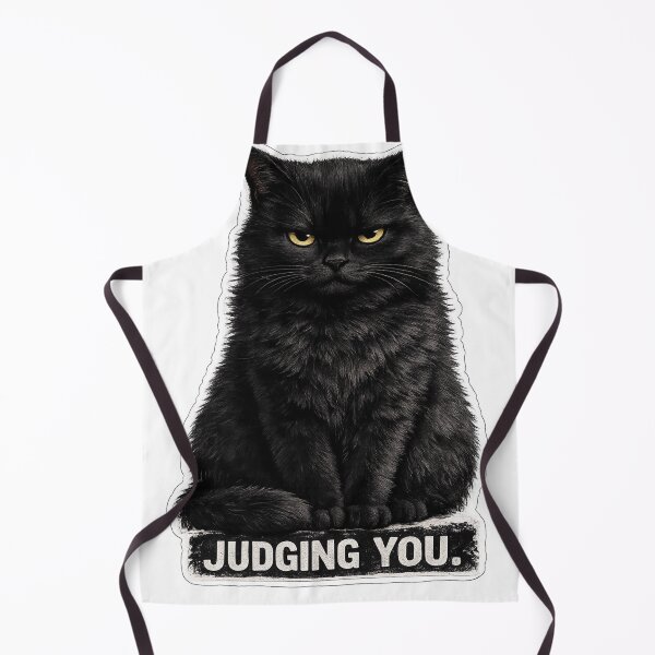 Item preview, Judging You Funny Black Cat Sticker | Grumpy Black Cat Meme | Cat Lover Gift designed and sold by Skedart.