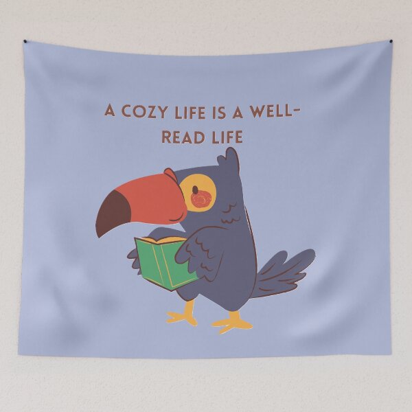 Item preview, A cozy life is a well-read life designed and sold by creativityisfun.