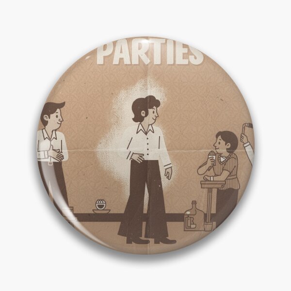 Item preview, How to Disappear at Parties designed and sold by PictorialWhimsy.