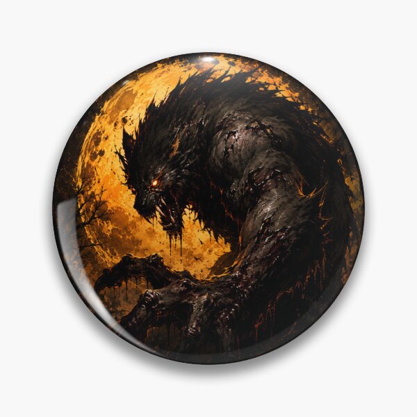 Item preview, Scary Werewolf Halloween art gift designed and sold by SMARTKIT  DESIGNAGENCY.
