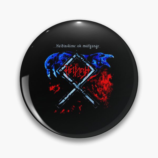 Item preview, Head Blue Crow Metal Band designed and sold by GloomRooms.