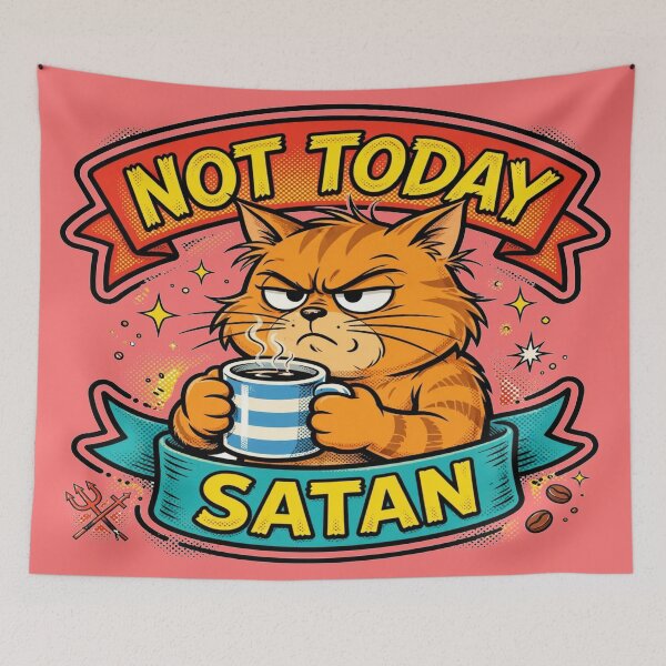 Item preview, Not Today Satan designed and sold by HAYA6395.