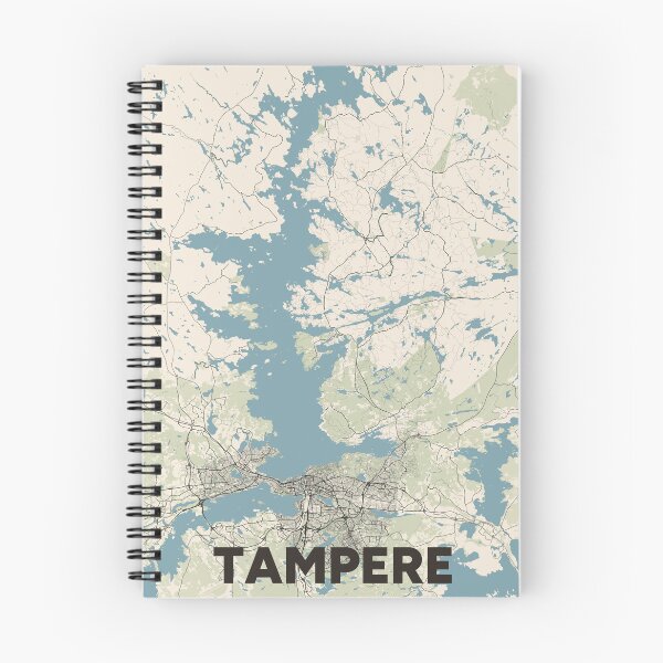 Item preview, Tampere Map designed and sold by MapsNerd.