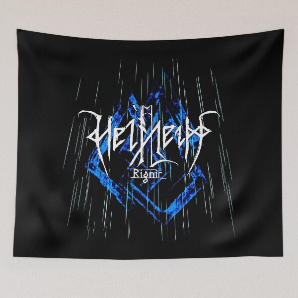 Item preview, Death Metal Typography With Silhouette designed and sold by GloomRooms.