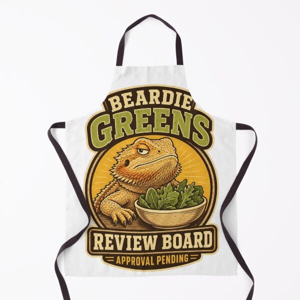 Item preview, Beardie Greens Review Board Funny Badge designed and sold by fantasyy.
