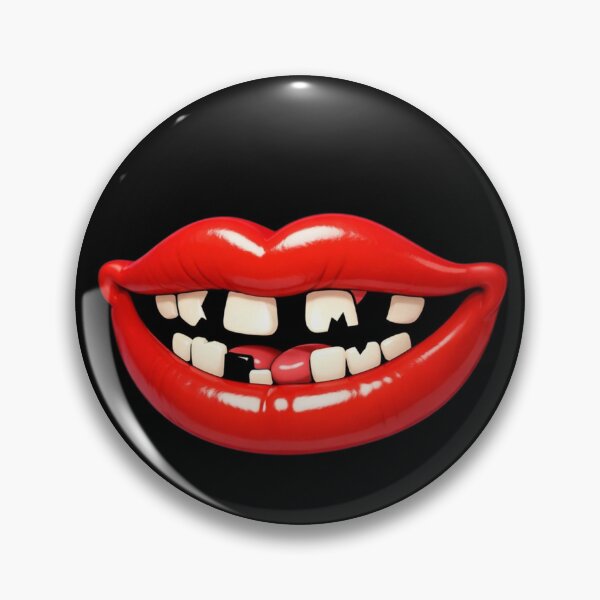 Item preview, Floating 3D Cartoon Smile – Funny Toothless Lips designed and sold by Timeless Junction.
