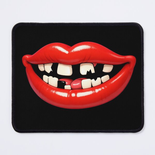 Item preview, Floating 3D Cartoon Smile – Funny Toothless Lips designed and sold by Timeless Junction.
