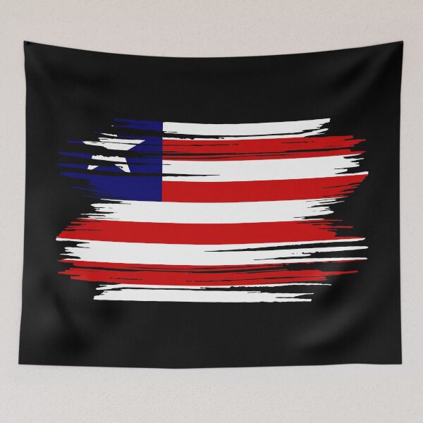 Item preview, Distressed Liberia Flag LR designed and sold by shitpostee.