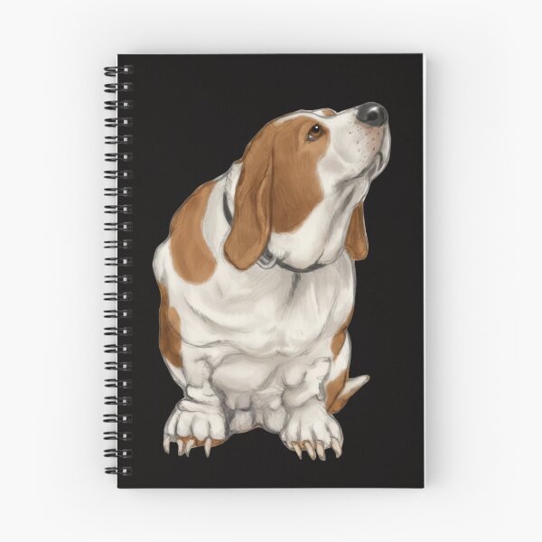 Item preview, Basset Hound Illustration, DOG Breed, Cute Animal Art designed and sold by JoyfulWhimsy.