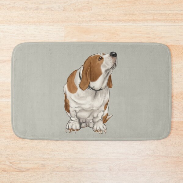 Item preview, Basset Hound Illustration, DOG Breed, Cute Animal Art designed and sold by JoyfulWhimsy.