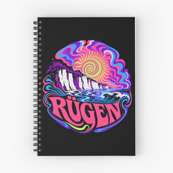 Item preview, Rügen Chalk Cliffs Psychedelic Travel designed and sold by HoshisWorld2018.