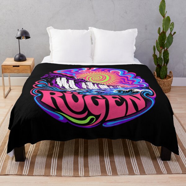 Item preview, Rügen Chalk Cliffs Psychedelic Travel designed and sold by HoshisWorld2018.
