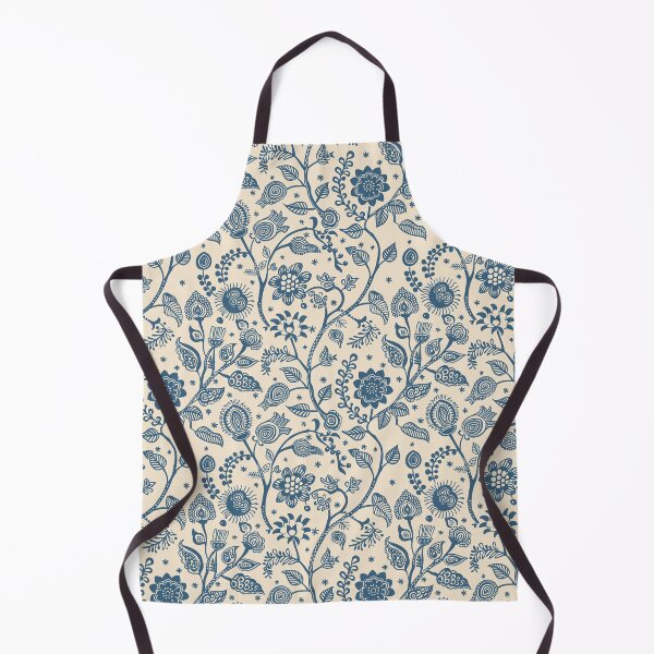 Item preview, Vintage Indian Kalamkari Floral Pattern designed and sold by Hanna Ryan.