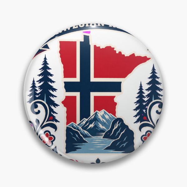 Item preview, Norwegian Heritage Minnesota Home Crest designed and sold by fantasyy.