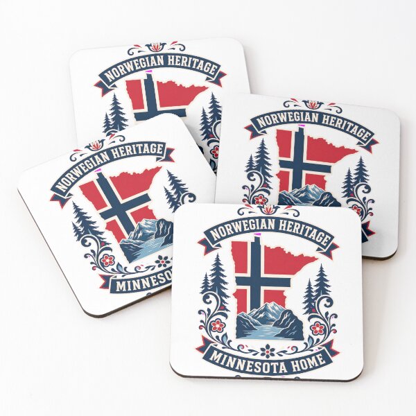 Item preview, Norwegian Heritage Minnesota Home Crest designed and sold by fantasyy.